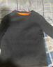 南极人超厚男士保暖内衣男女士加绒加厚大码防寒冬季中老年保暖衣套装 深灰-【500g面料】 XL 实拍图