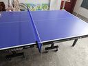 健伦（JEEANLEAN）乒乓球桌家用可折叠室内标准乒乓球台室内比赛户外球案子 25mm带轮款KL328 实拍图