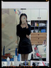 宝格妍皮裙半身裙a字裙短裙黑色小皮裙女秋冬新款高腰褶皱防走光包臀 黑色 【带安全裤】 S【建议80-95斤】 实拍图