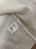 百图betu女装秋新款毛针织衫圆领长袖小香风针织开衫女2308T01 米白 M 实拍图