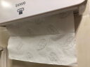 多康擦手纸双层180抽*3包 叶子压花 酒店厨房餐厅卫生间可用纸巾 实拍图