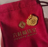 六桂福珠宝黄金吊坠女款足金999福字锁包挂坠项链新年礼物送女友生日 4.55g【不含链】 实拍图