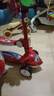 超级飞侠滑板车SW-688乐迪小爱动漫卡通可折叠飞机头儿童滑板车 乐迪红【带座椅+闪光轮+防侧翻】 实拍图