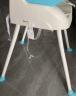 宝宝好儿童餐椅餐桌婴儿小孩吃饭桌子可折叠便携式多功能宝宝小凳蓝色 晒单实拍图