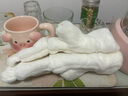 柳欣 手套女秋冬季可爱兔子翻盖半指露指加厚防寒保暖手套学生日礼物 白色 均码 实拍图