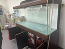 汉霸超白玻璃鱼缸客厅家用2025年新款大型水族箱生态底滤智能懒人金鱼 柚木色 靠墙180cm长x60cm宽x80cm+80cm高 晒单实拍图