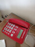中诺W520家用大音量老人电话机座机 办公铃声声音大 免电池老年人台式有线电话 家庭老式固话座机 W520红色 实拍图