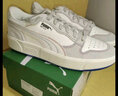彪马（PUMA）经典复古百搭休闲鞋男女新款冬低帮板鞋SKYLX 394210 浅灰-米白色-01 45 实拍图