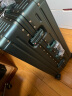 世界地理德国行李箱男女26英寸铝框旅行箱杯架拉杆箱万向轮密码箱 英伦绿 实拍图
