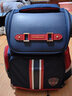 剑桥树书包小学生男孩儿童护脊减负1-3-6年级轻便大容量防水透气双肩包 贵族A款:藏青红大码 实拍图