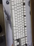 前行者GX710静音键盘鼠标套装有线无线女生办公超薄充电台式电脑笔记本轻音薄膜打字电竞游戏械手感外设 白色白光【2.4G无线键鼠套装】静音版 实拍图