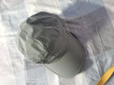 探路者（TOREAD）帽子 春夏 运动户外 吸湿速干 男女通用透气棒球帽 遮阳鸭舌帽 TELK80570-G07X 中灰 实拍图