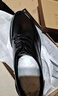 骆驼牌 男士皮鞋亮面牛皮舒适软底系带百搭商务婚鞋 P13A005031黑色40 实拍图