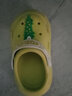 LATE TIME儿童拖鞋夏男童女童1-3岁可爱卡通软底防滑防撞婴幼儿宝宝洞洞鞋 墨绿【泳池鳄】 17 cm内长【适合约3.5-4.5岁】 实拍图