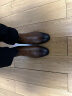 金利来男鞋新款秋季男靴头层牛皮透气切尔西靴舒适时尚短靴耐看中筒靴子 棕色 38 晒单实拍图