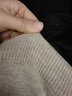 深呼吸DEEP BREATH女装烟管领长袖可机洗打底针织纯羊毛衫女A300962 燕麦 S (2) 实拍图