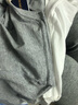 罗蒙（ROMON）两件装男士纯棉短袖t恤夏季圆领透气体恤衫男T纯色打底衫男装上衣 【白色+浅灰】 2XL /185(推荐体重150-165斤） 实拍图