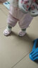 趣尔熊0-6-12月男女宝宝步前防滑婴儿鞋软底0-1岁学步鞋秋冬加绒不掉鞋 淘气虎粉色 加绒 布底 13 【内长13cm】 10-13个月参考 实拍图