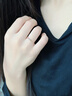 IL&CO尤珂「小彩石」天然蓝宝石戒指女9k黄金彩宝生日情人节礼物送女友 天然宝石约 0.1克拉 16号 实拍图