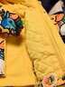 G.duck小黄鸭三合一儿童冲锋衣外套男女宝宝中小童加厚保暖连帽外套 亮黄色:【小黄鸭三合一】 100 实拍图