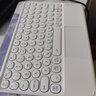 B.O.W触控蓝牙键盘鼠标套装静音充电适用于华为ipad平板安卓外接电脑家用办公通用 小糖豆白-【充电】触控款 送大礼包 蓝牙 实拍图