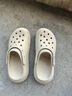 crocs檀健次推荐款经典泡芙洞洞鞋|207521 骨白色-2Y2 39(240mm) 实拍图