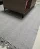 锦品 日式棉麻编织地毯客厅卧室床边毯薄款野餐毯可机洗玄关门口定制 麻色灰 120x180cm 实拍图
