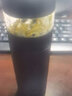 特美刻（TOMIC）茶水分离保温杯陶瓷内胆泡茶杯女生高颜值水杯办公室焖茶杯520礼 2.0【智能款】科技黑450ml 实拍图