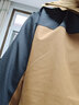 罗蒙（ROMON）【男女同款】户外冲锋衣秋季新款撞色情侣连帽防风登山外套男 2321A番木棕/椰壳色【男款单冲】 M 实拍图