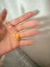 亚一黄金项链足金生肖蛇蝴蝶流苏套链锁骨链本命年送女友老婆生日礼物 蛇蝶流苏项链约3.6g+礼盒 实拍图