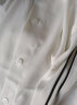皮尔卡丹（pierre cardin） 衬衫女2024春季新款女装时尚韩版通勤简约休闲长袖白色上衣女 白色 XL （建议120-135斤） 实拍图