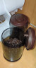 安扣（ANKOU）咖啡豆储存罐玻璃罐收纳盒便携储物罐茶叶罐避光咖啡粉密封罐 实拍图