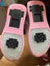 鸿星童儿童暴走鞋秋季双轮发光LED灯溜冰轮滑鞋女童小学生爆走鞋 粉色 35 实拍图