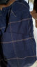 无印良品 MUJI 女式 法兰绒 罩衫 纯棉全棉  BCA24C1A 藏青色格纹 S 实拍图