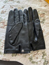 曼查斯特 山羊皮手套男单层冬季无内里单皮男士开车触屏真皮手套 黑色触屏[裸皮无里] M 实拍图