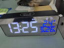 Timess闹钟学生专用起床神器儿童充电智能倒计时器电子桌面超大声时钟 936-B【智慧款珍珠黑】 (倒计时+温度+日期)充电款 晒单实拍图