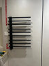 艾利秀（Aliseo） 德国碳纤维智能电热毛巾架家用卫生间加热烘干暗装浴巾架 豪华款-磨砂黑-暗装 实拍图