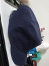 歌希尼尔军帽男春秋帽子男士鸭舌帽平顶帽大头围秋冬休闲帽百搭防晒遮阳帽 藏青色可调节 M 中码58cm 实拍图