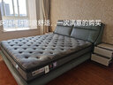 顾家家居【夺冠系列】爱可扣弹簧德国muller3D透气芯床垫夺冠1号垫M1082 床垫+海雾蓝B186皮床1.8 实拍图
