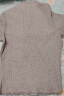 森马（Semir）长袖T恤女木耳边半高领2023冬季紧身肌理抓绒针织衫109723101001 晒单实拍图