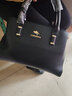 袋鼠魔方品牌包包女包女士手提包2025七夕时尚简约大容量妈妈包单肩斜挎包 黑色 实拍图