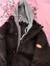 法蒙泽假两件棉服男棉袄子男士秋冬季新款2024潮牌面包服男装外套棉衣男 黑色 5XL 【190-205斤】 实拍图
