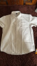衣诺坊儿童衬衫短袖白色演出服西服衬衣夏款T恤  短袖：白色衬衫 170CM 晒单实拍图