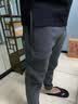 U.S. POLO ASSN.运动裤加绒男士休闲裤冬季保暖男裤宽松卫裤保罗裤子 灰色（平XL 实拍图