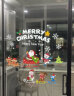 嘉德朗圣诞节装饰圣诞树静电玻璃门贴纸气氛场景布置橱窗铃铛挂件窗花贴 圣诞雪橇一套静电贴纸 晒单实拍图