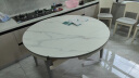 全友家居 餐桌椅 现代简约餐桌椅 可伸缩折叠岩板餐桌DW1028K 晒单实拍图