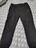 鸿星尔克运动裤男秋冬季新款加绒休闲裤长裤束脚针织卫裤男士裤子九分裤 【加绒】-正黑-1012 L （165-170cm/120-130斤） 实拍图