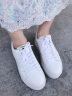ASH女鞋2024春季新款SANTANA厚底增高休闲鞋运动板鞋真皮松糕小白鞋 白色 39 晒单实拍图