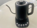 CHEFMAN美国厨曼智能控温手冲咖啡壶家用细嘴温控不锈钢电热水壶恒温泡茶烧水壶茶艺煮茶壶保温热水壶 RJ11-GN-P-BLACK-CH 0.8L 实拍图