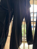 AEMAPE 休闲裤秋冬季华夫格裤子系带束脚哈伦裤YPY K186 黑色 L  实拍图